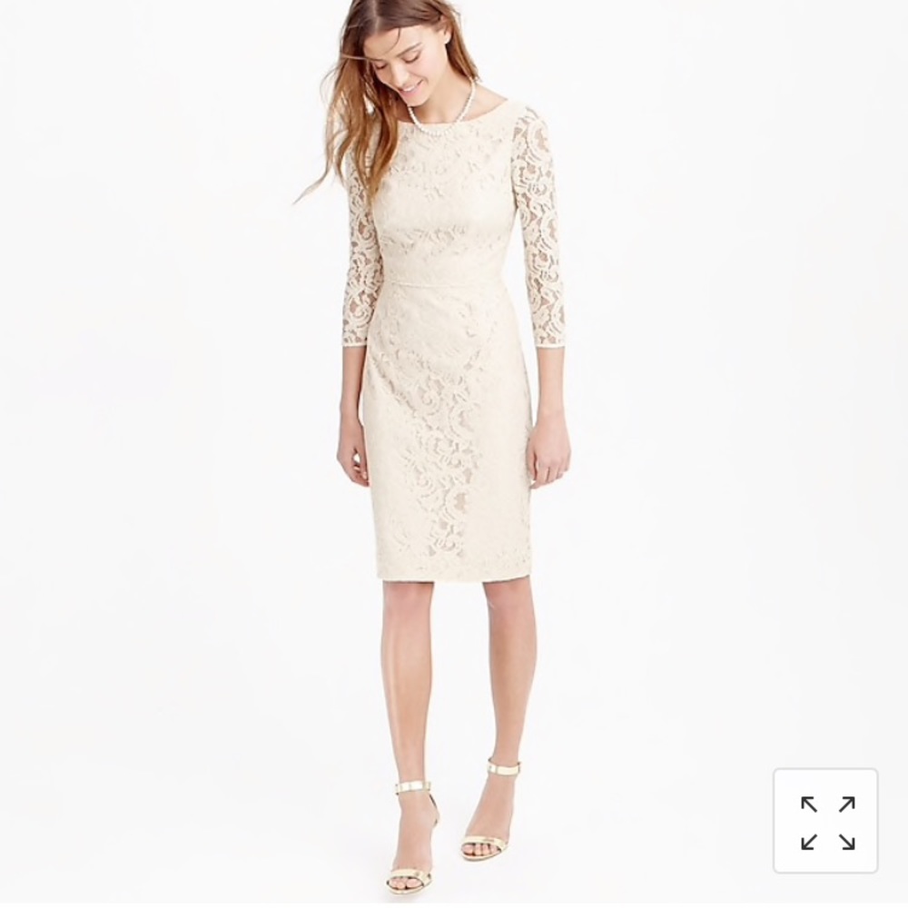 Wine - J. Crew Natalia dress in Leavers Lace